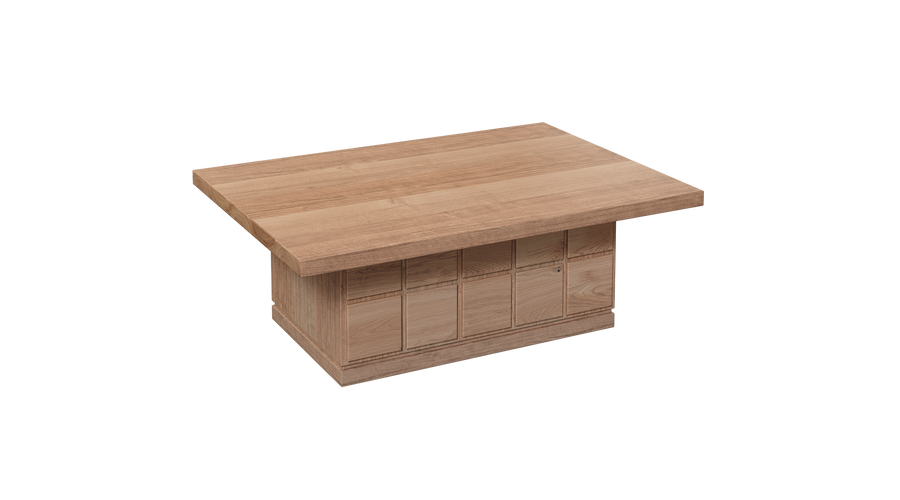 wood coffee table